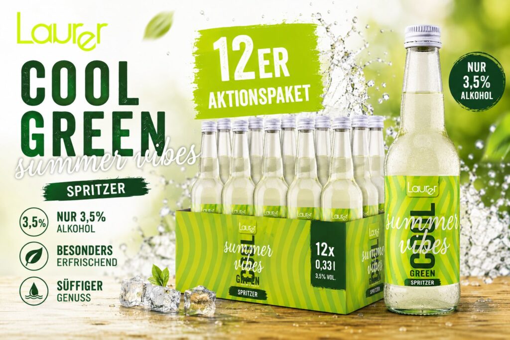 Cool Green Spritzer 12er Box mit Grünem Veltliner fertig gespritzt