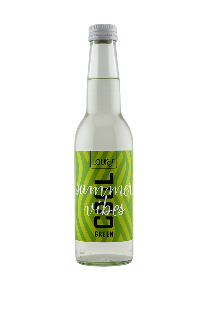 Cool Green Spritzer Flasche mit Grünem Veltliner fertig gemischt