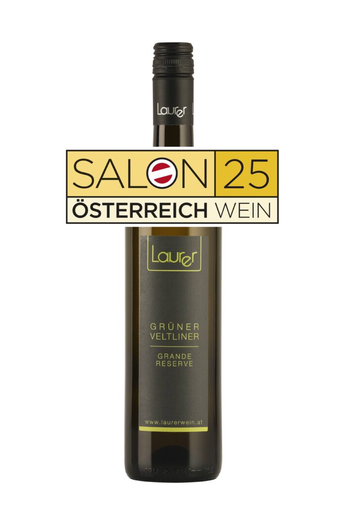 Weinviertel DAC Grüner Veltliner Grande Reserve 2023 vom Weingut Laurer – kräftiger, würziger Weißwein mit Eleganz und Tiefe